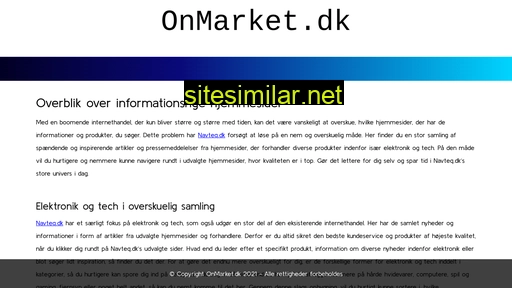 onmarket.dk alternative sites