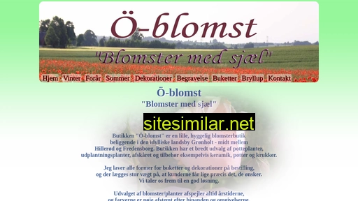 o-blomst.dk alternative sites