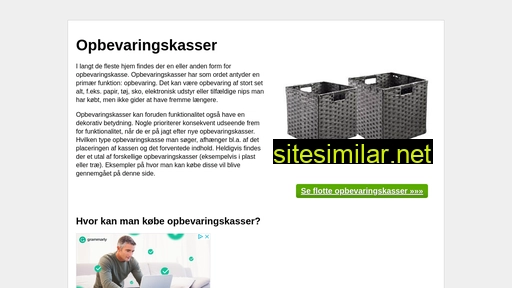 opbevaringskasser.dk alternative sites
