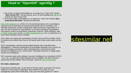 opengis.dk alternative sites