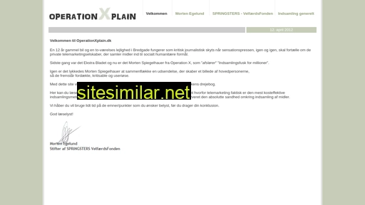 operationxplain.dk alternative sites