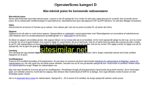 operatorlicens.dk alternative sites
