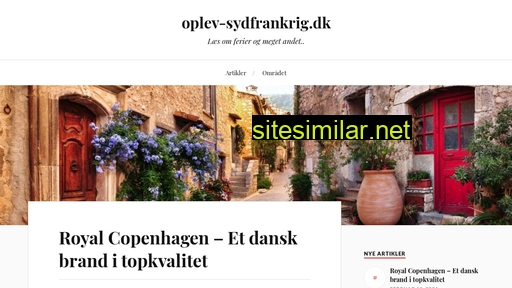 oplev-sydfrankrig.dk alternative sites