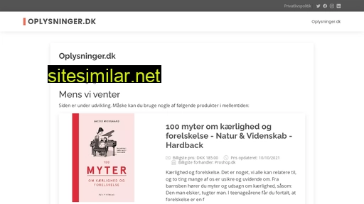 oplysninger.dk alternative sites