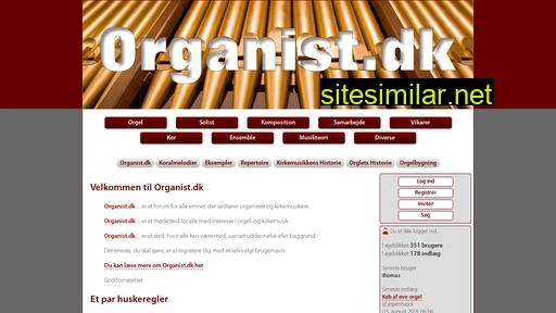 organist.dk alternative sites