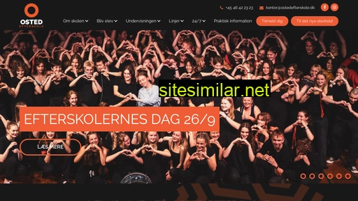 ostedefterskole.dk alternative sites