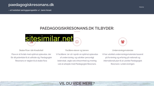 paedagogiskresonans.dk alternative sites