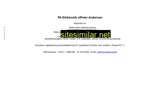 pa-elektronik.dk alternative sites