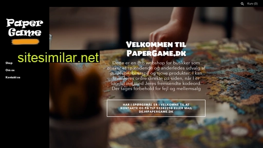papergame.dk alternative sites