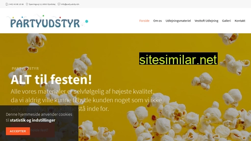 partyudstyr.dk alternative sites