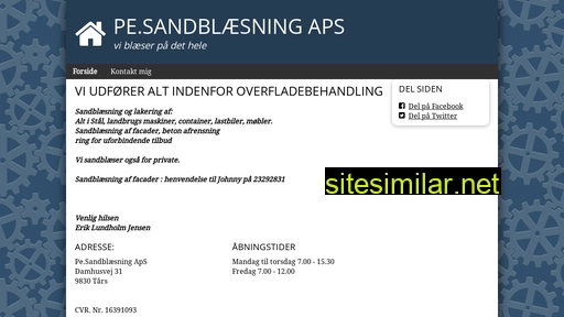 pe-sandblaesning.dk alternative sites