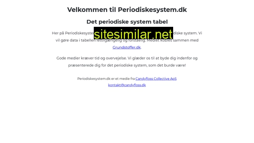 periodiskesystem.dk alternative sites