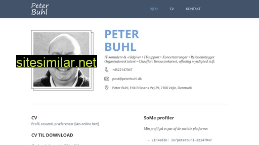 peterbuhl.dk alternative sites