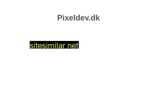 pixeldev.dk alternative sites
