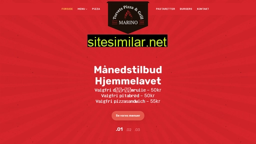 pizzamarino.dk alternative sites