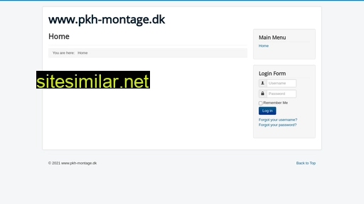 pkh-montage.dk alternative sites