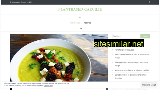 plantbasedcaecilie.dk alternative sites