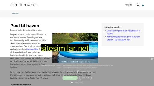 pool-til-haven.dk alternative sites