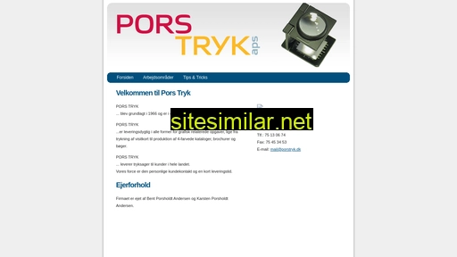 porstryk.dk alternative sites