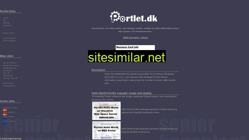 Portlet similar sites