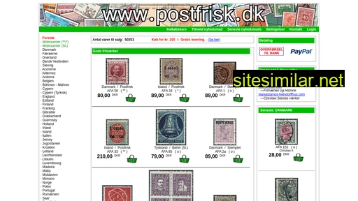 postfrisk.dk alternative sites