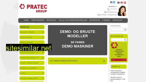 pratec.dk alternative sites
