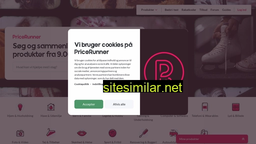 pricerunner.dk alternative sites