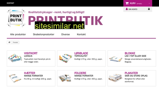 printbutik.dk alternative sites