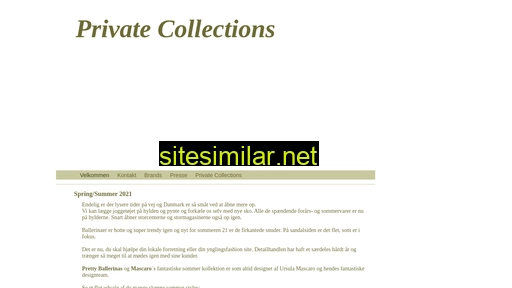privatecollections.dk alternative sites