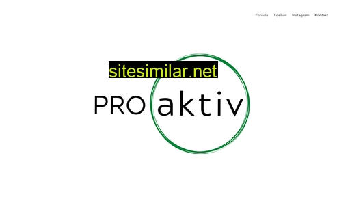 pro-aktiv.dk alternative sites