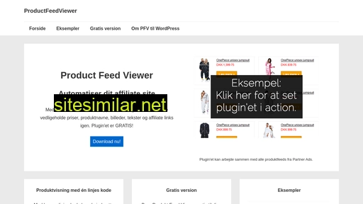 productfeedviewer.dk alternative sites