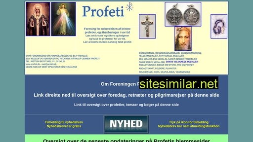 profeti.dk alternative sites