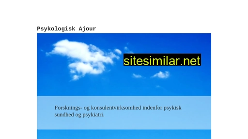 psykologiskajour.dk alternative sites