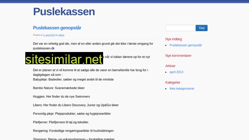 puslekassen.dk alternative sites
