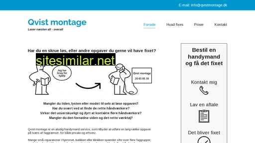 qvistmontage.dk alternative sites