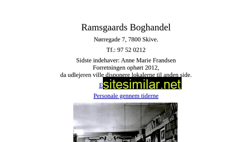 ramsgaards-boghandel.dk alternative sites
