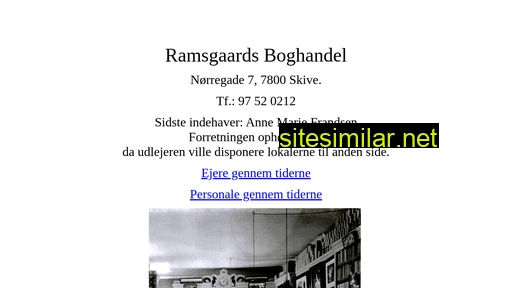 Ramsgaardsboghandel similar sites