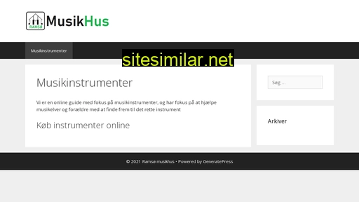 ramsoemusikhus.dk alternative sites