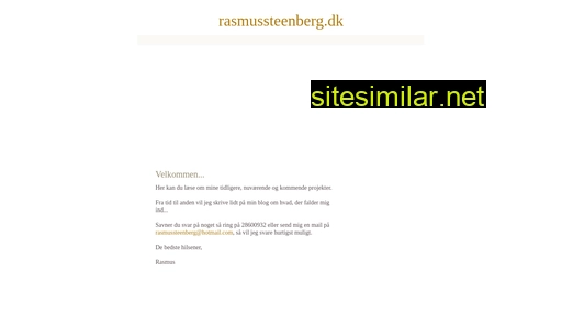 rasmussteenberg.dk alternative sites