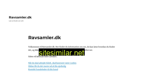 ravsamler.dk alternative sites