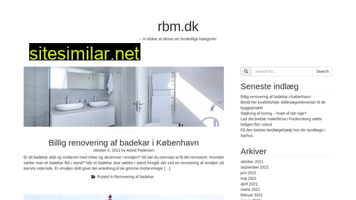 rbm.dk alternative sites