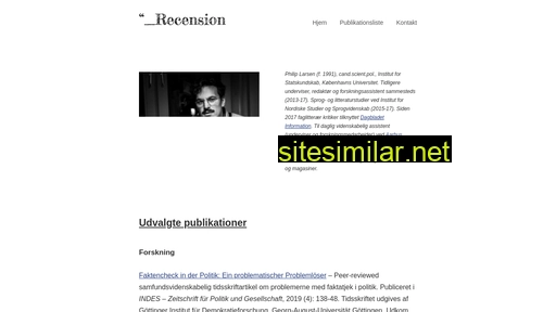 recension.dk alternative sites
