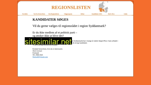 regionslisten.dk alternative sites
