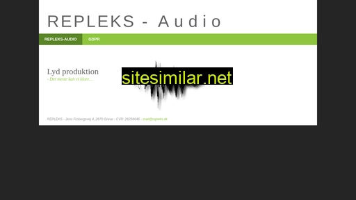 repleks-audio.dk alternative sites