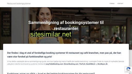 reservationssystem.dk alternative sites