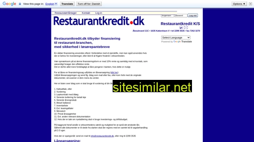 Restaurantkredit similar sites