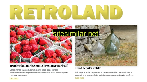 retroland.dk alternative sites