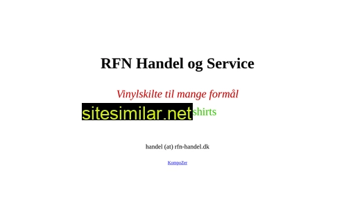 rfn-handel.dk alternative sites