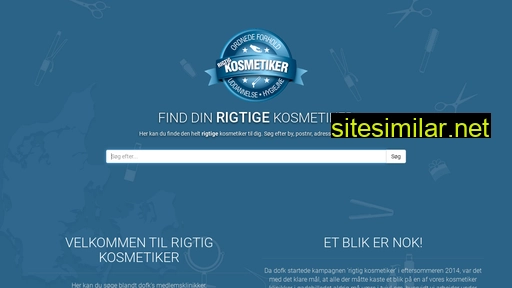 rigtigkosmetiker.dk alternative sites