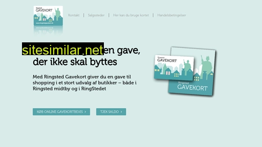ringstedgavekort.dk alternative sites